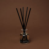 LEATHER + PINE REED DIFFUSER Reed Diffuser tanned leather / pine sap / amber / sandalwood 
