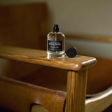 LEATHER + PINE PERFUME Perfume tanned leather / pine sap / amber / sandalwood 